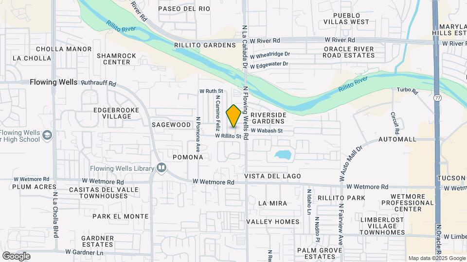 1460 W Allegheny Dr Map and Location Details