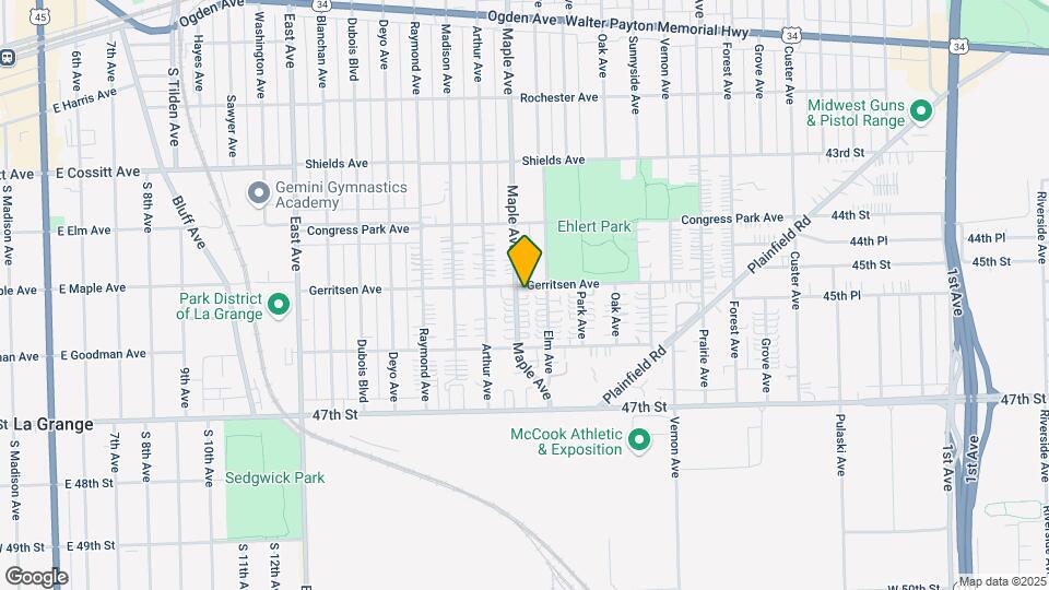 4505 Maple Ave Mapa y Detalles de la Ubicación