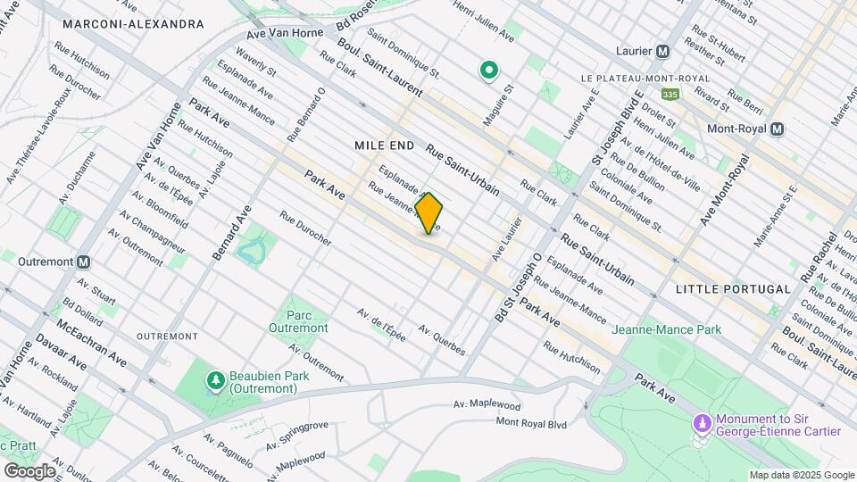 5225-5239 Du Parc Av Map and Location Details