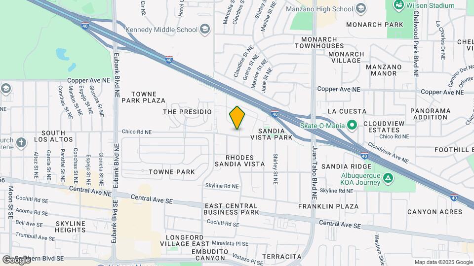 11213 Chico Rd NE Map and Location Details