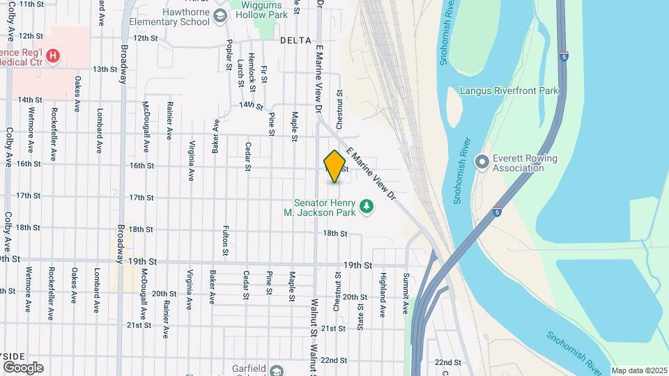1622 Chestnut St Map and Location Details