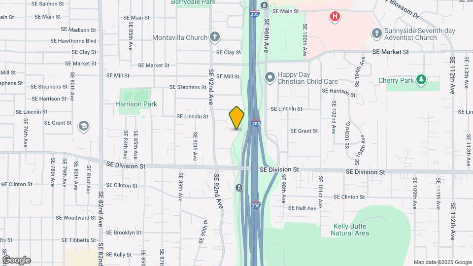 9338 SE Grant St Map and Location Details