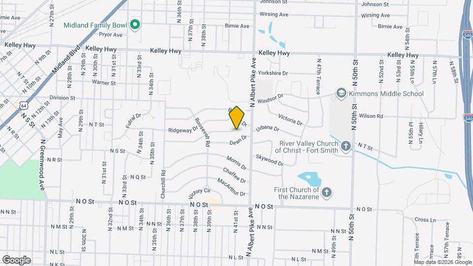 4016 Marshall Dr Map and Location Details