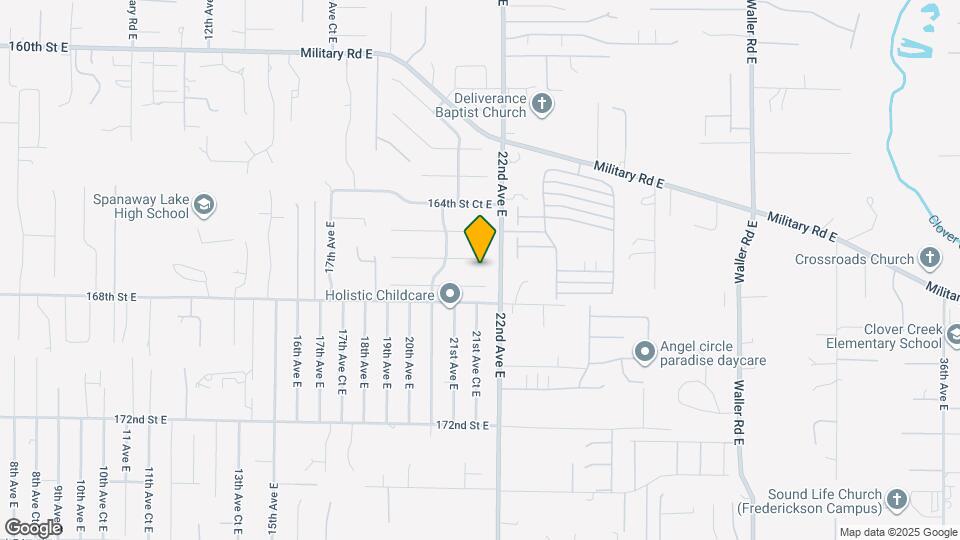 2104 166th St Ct E Map and Location Details