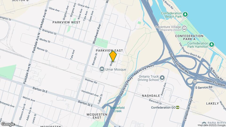 564 Waterloo St Map and Location Details