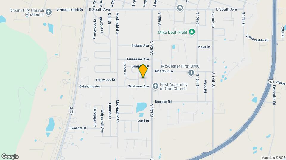 1709 Virginia Dr Map and Location Details