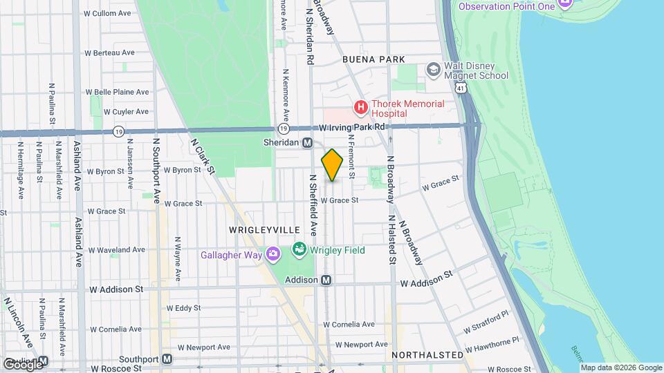 3840 N Wilton Ave, Unit 1 Mapa y Detalles de la Ubicación