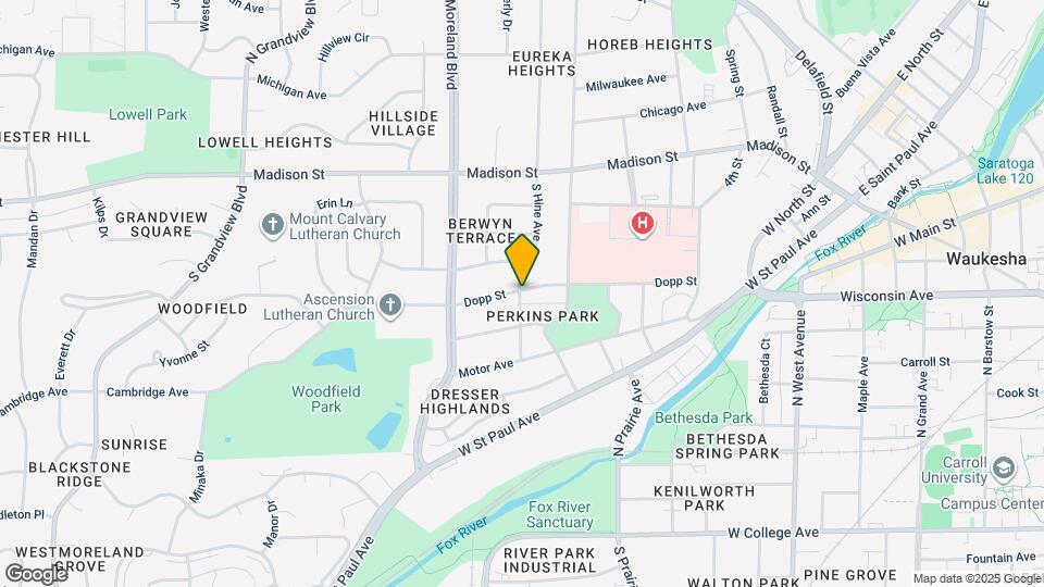 405 S Hine Ave Map and Location Details