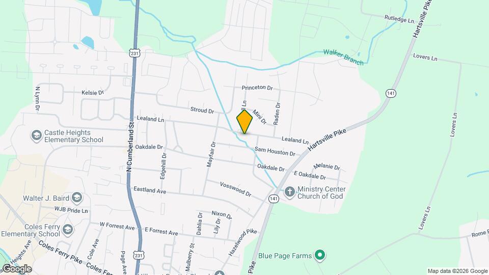 416 Lealand Ln Map and Location Details