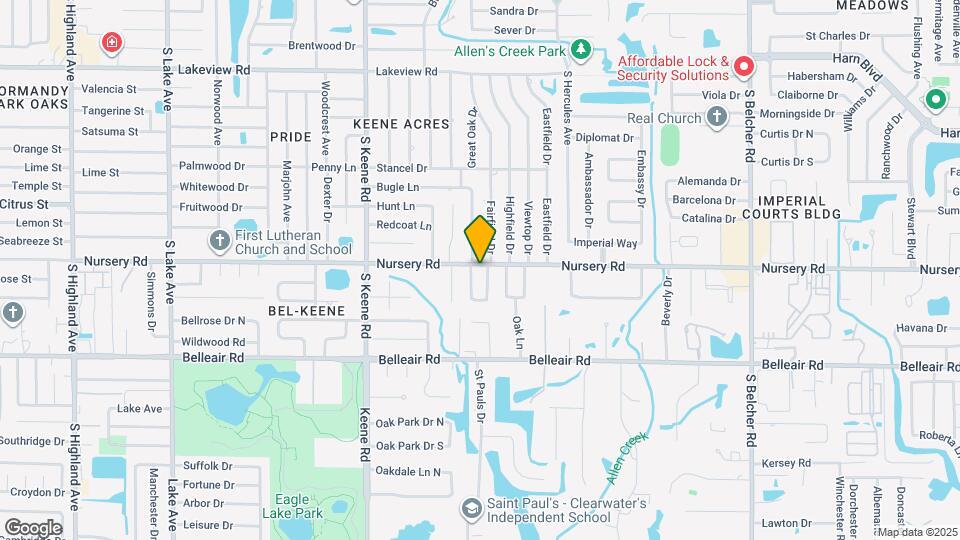 1911 Nursery Rd Map and Location Details