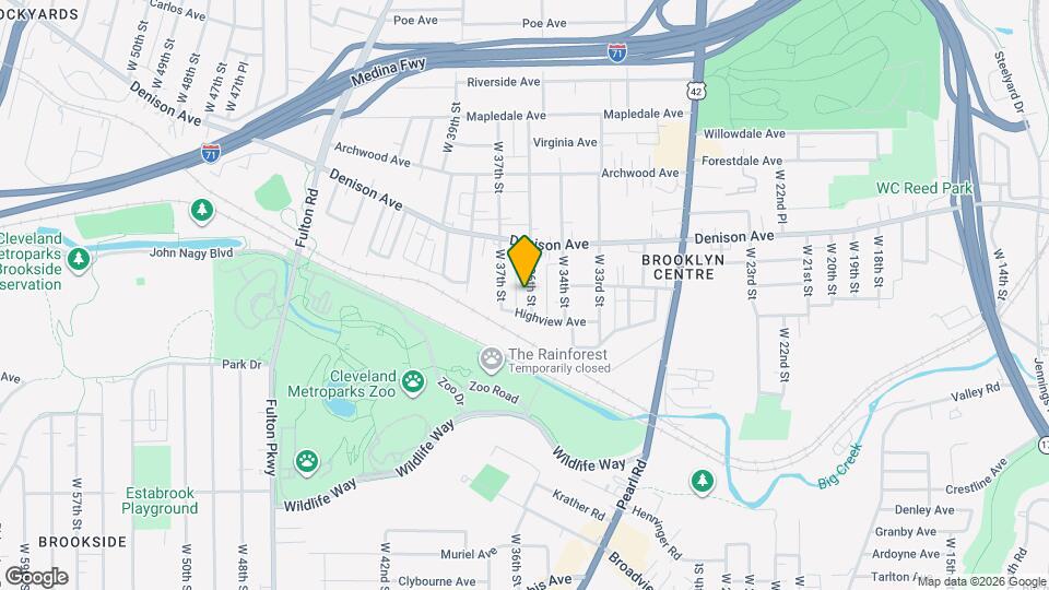 3890 W 36th St Mapa y Detalles de la Ubicación