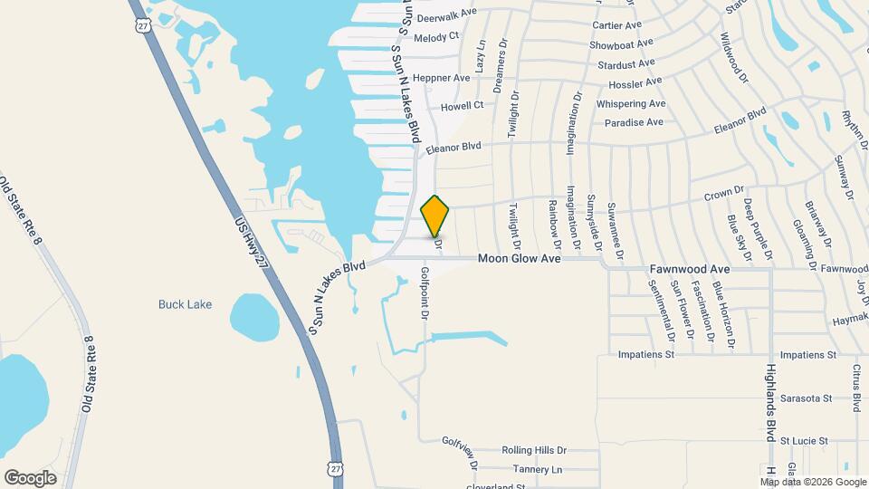 208 Serenade Dr Map and Location Details