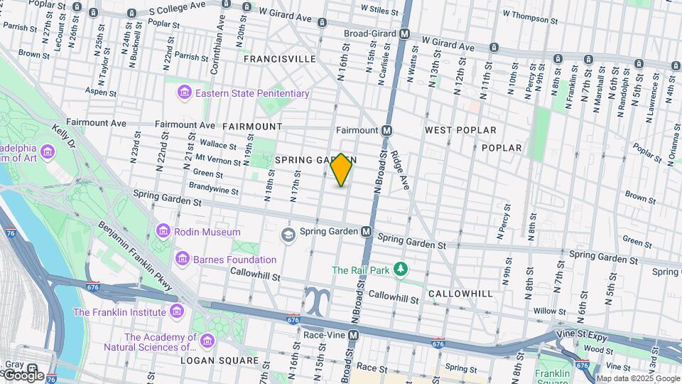 1505 Green St Map and Location Details