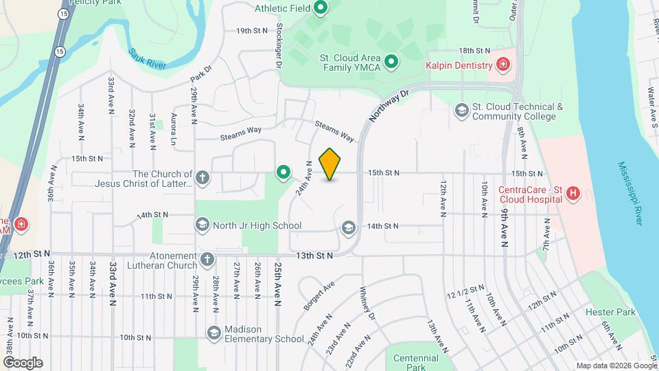 2040 15th St N Map and Location Details