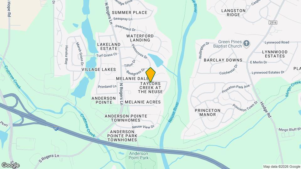 105 Penncross Dr Map and Location Details