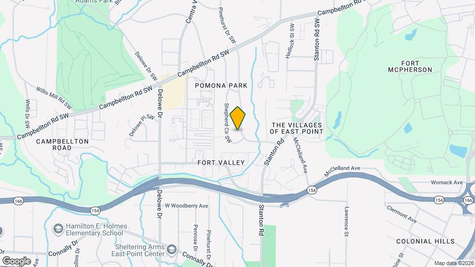 1905 Fort Valley Dr SW Map and Location Details