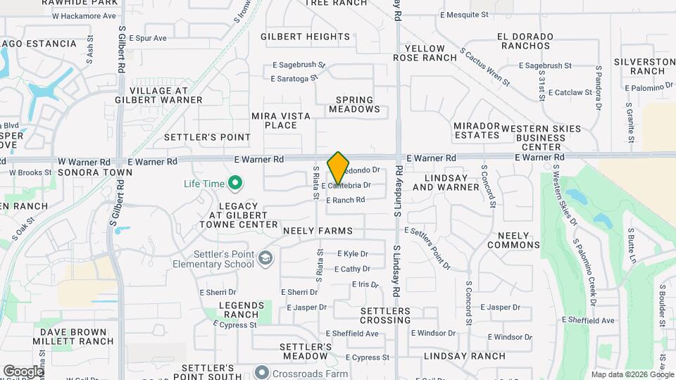629 E Cantebria Dr Map and Location Details