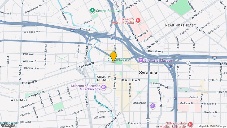 208 W Water St Map and Location Details