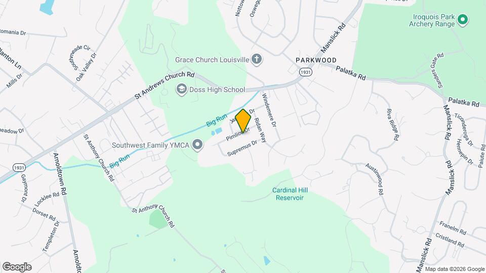 7512 Pimlico Dr Map and Location Details