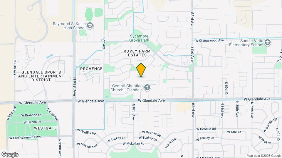 8552 W Midway Ave Map and Location Details