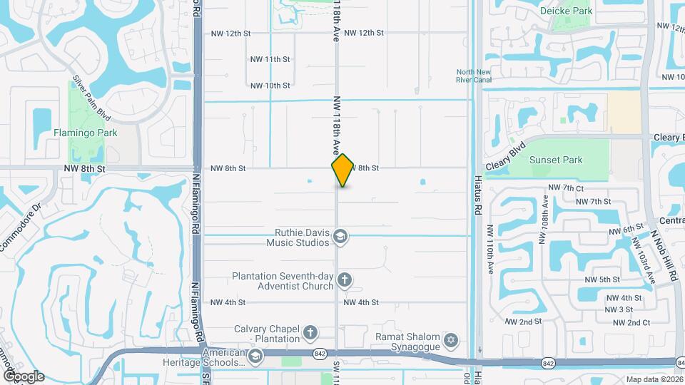 11791 NW 6th Pl Map and Location Details