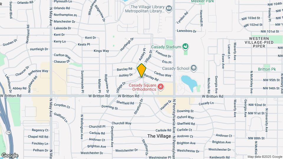 9631 Stratford Dr Map and Location Details