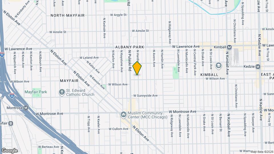 4610 N Harding Ave, Unit 2 Map and Location Details