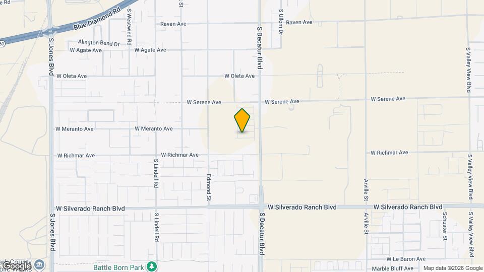 5006 Olive Mesa Ave Map and Location Details