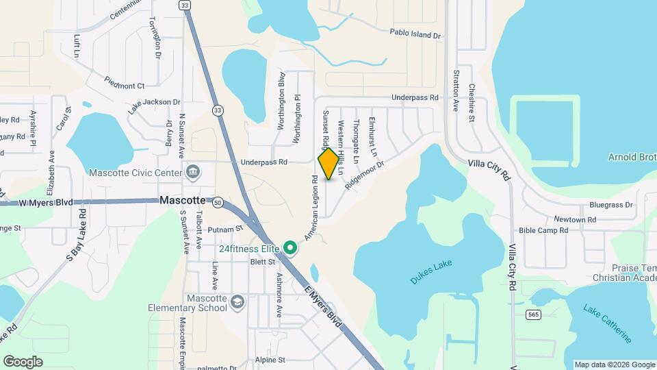 1730 Sunset Ridge Dr Map and Location Details