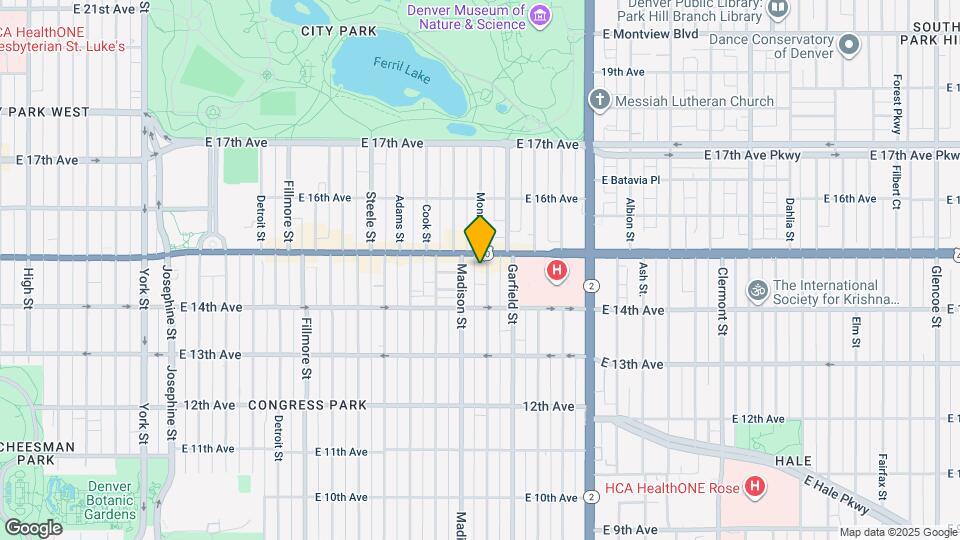 1465 Monroe St Map and Location Details