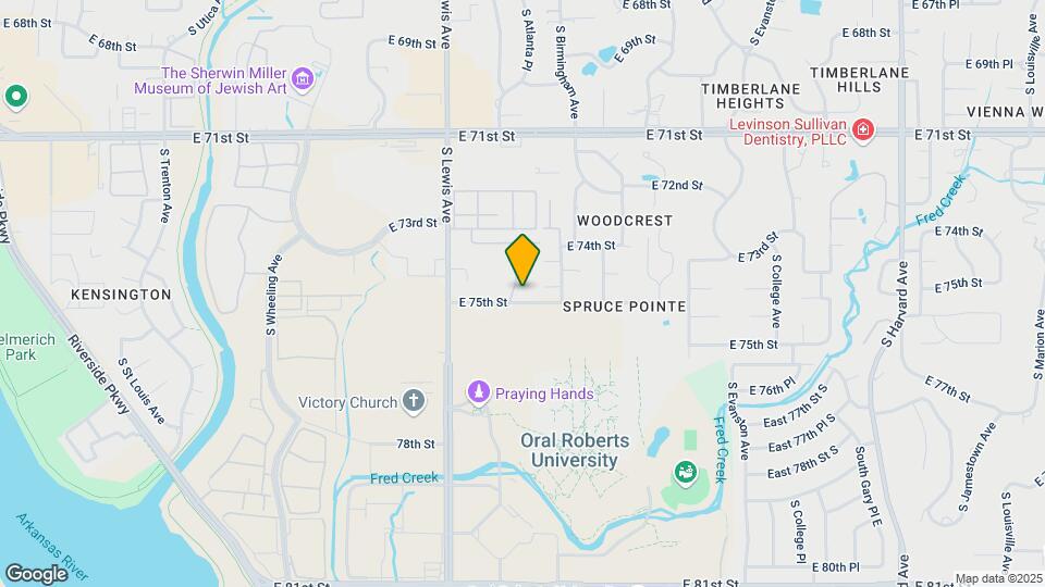 7439 S Atlanta Ave Map and Location Details