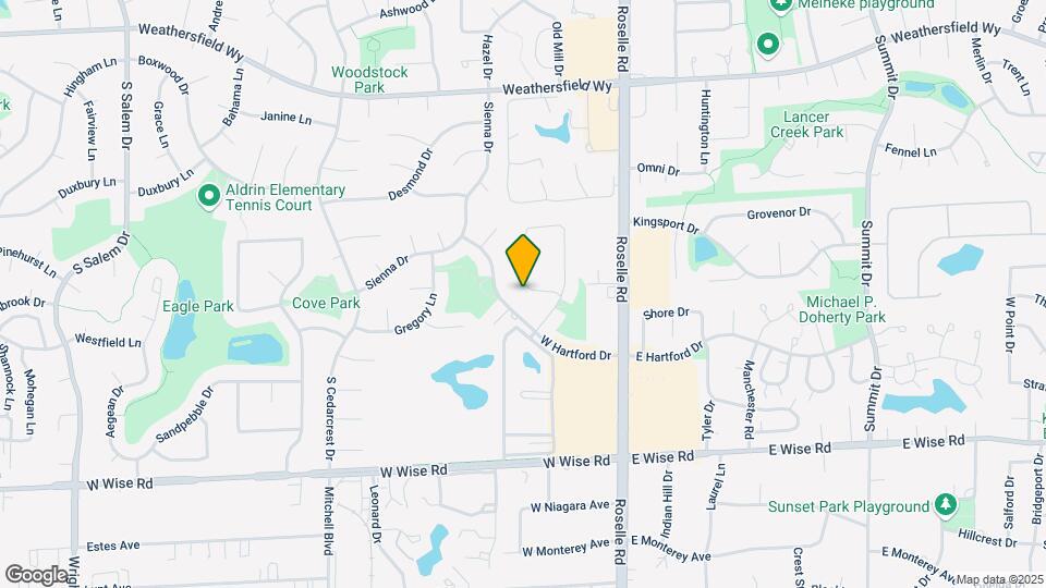 908 Long Meadow Dr Map and Location Details