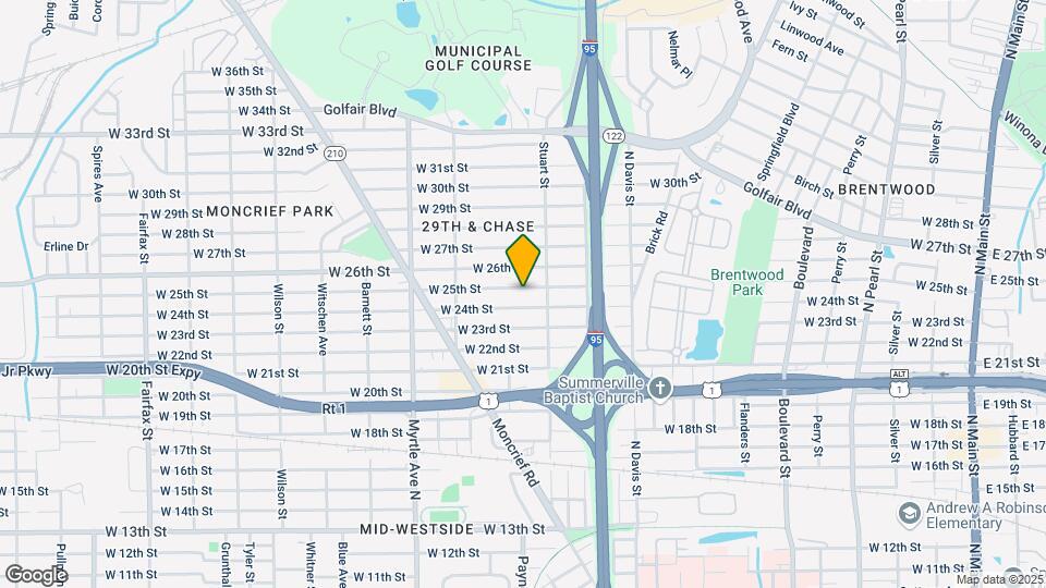 1116 25th St Map and Location Details