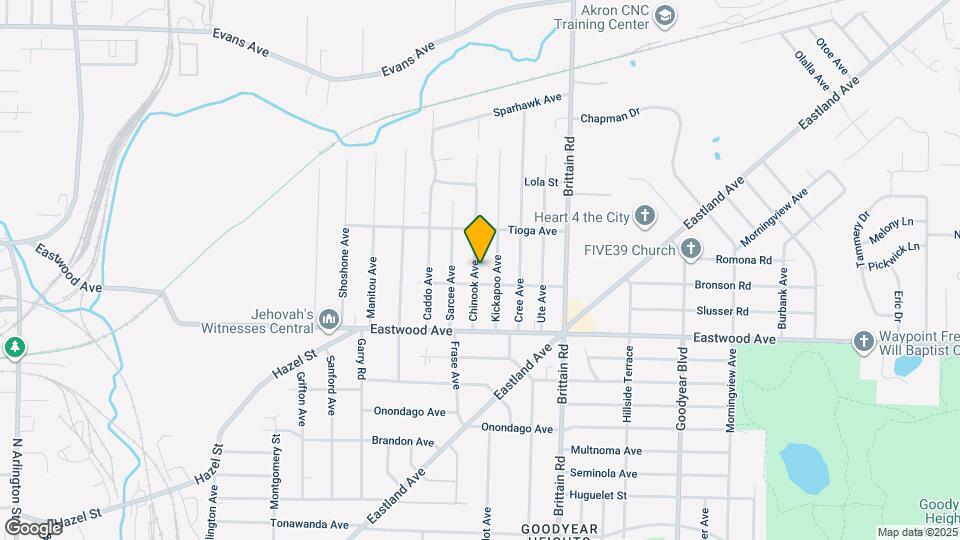 835 Chinook Ave Map and Location Details