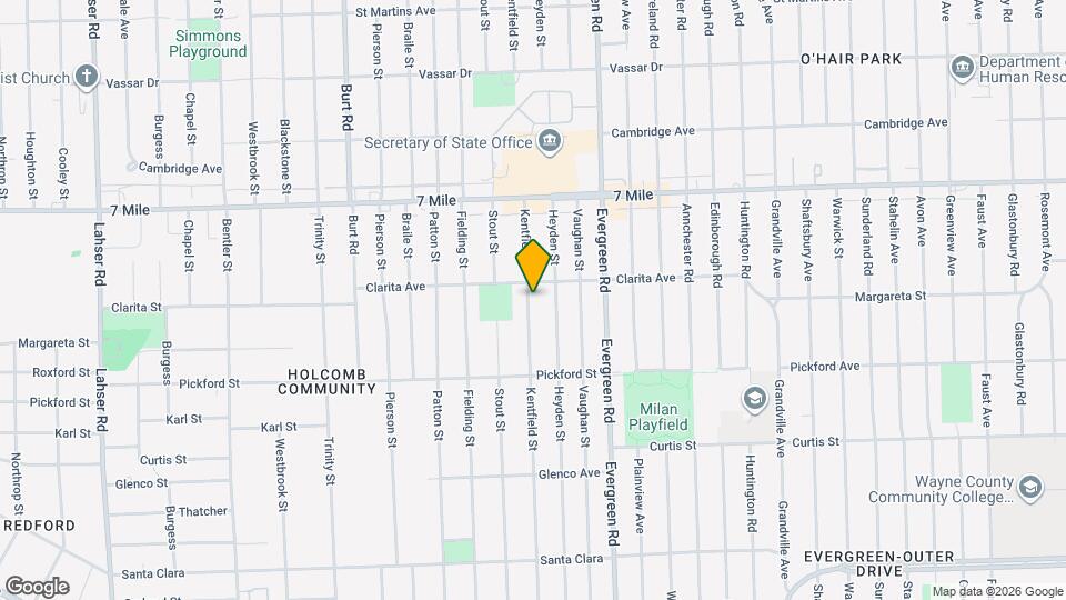 18556 Kentfield St Map and Location Details