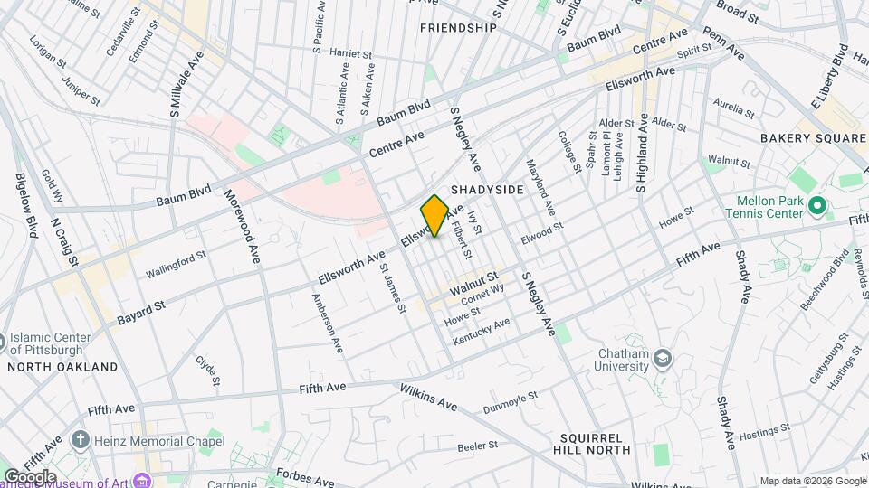 620 Bellefonte St Map and Location Details