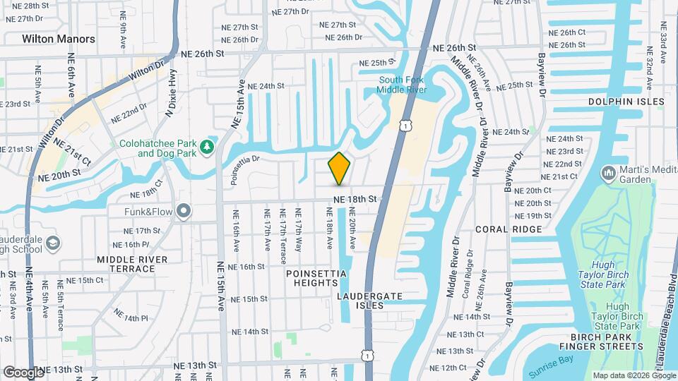 1900 NE 19th St Map and Location Details