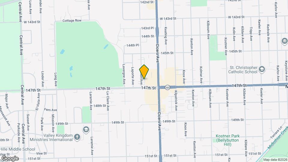 14643 Lamon Ave Map and Location Details