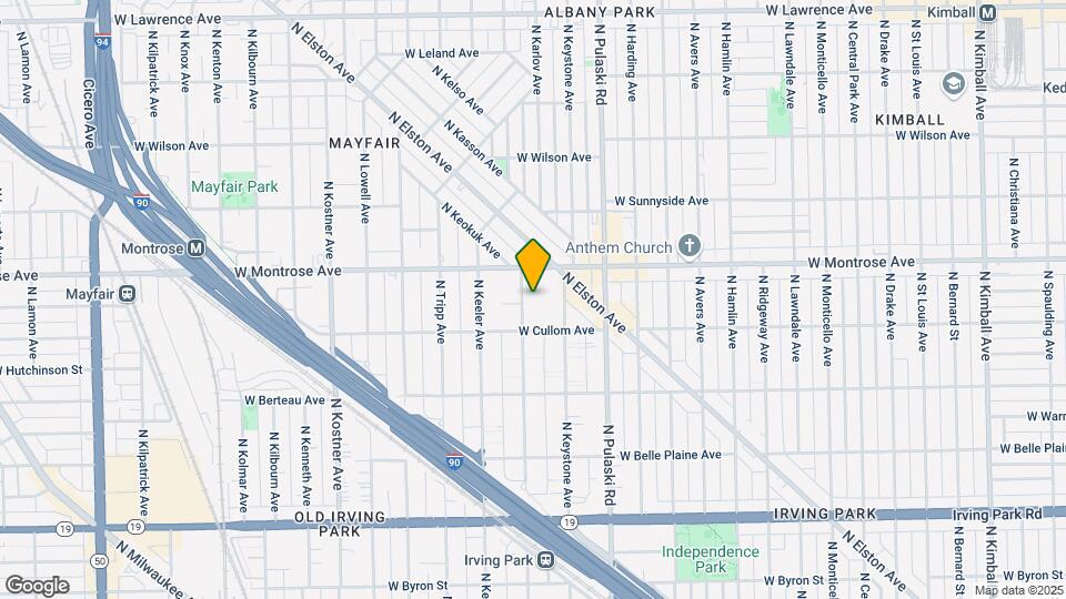 4327 - 4333 N Kedvale Ave Map and Location Details
