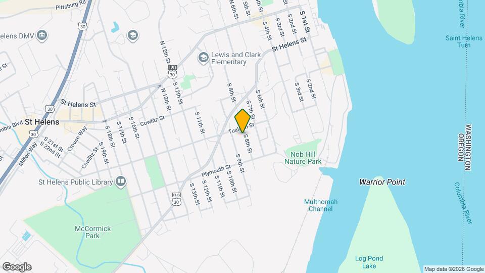 425 S 8th St Map and Location Details