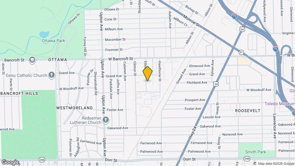 2032 Elliott Ave Map and Location Details