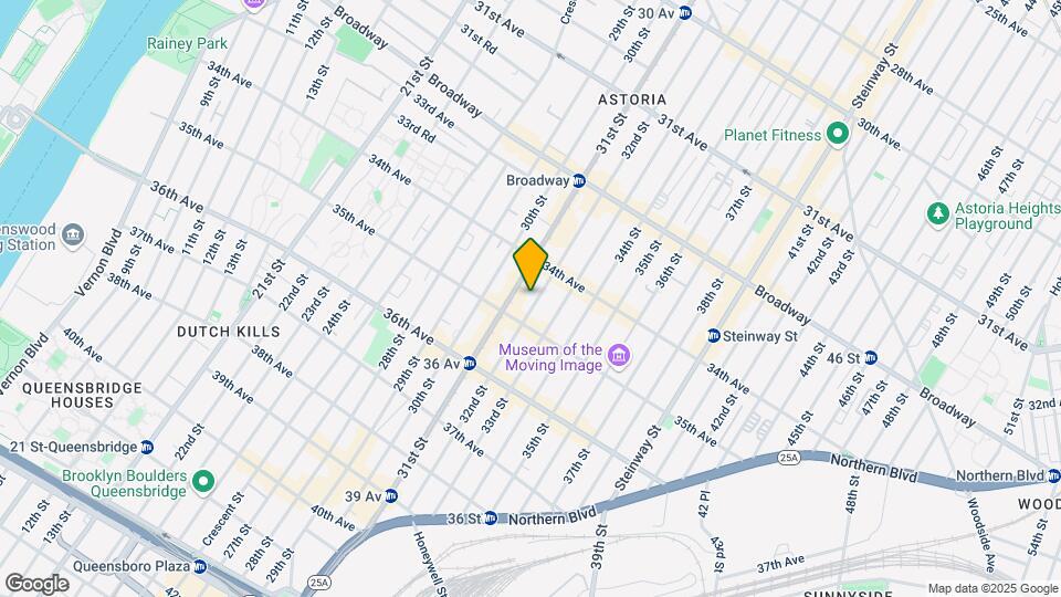 34-34 32nd St Mapa y Detalles de la Ubicación