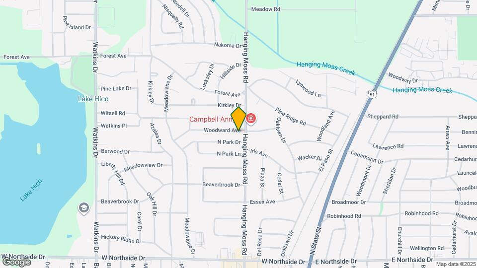 511 Woodward Ave Map and Location Details