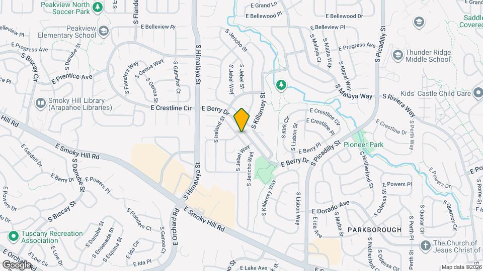 5522 S Jericho Way Map and Location Details