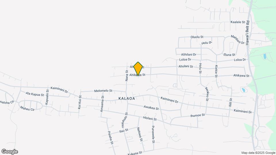 73-1006 Ahikawa St, Unit Back House Lower Map and Location Details