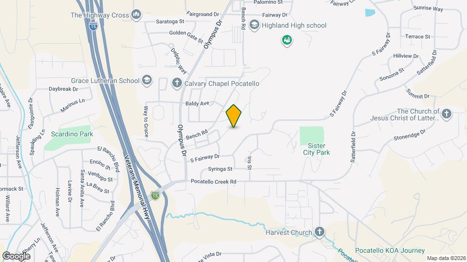 1819 S Von Elm St Map and Location Details