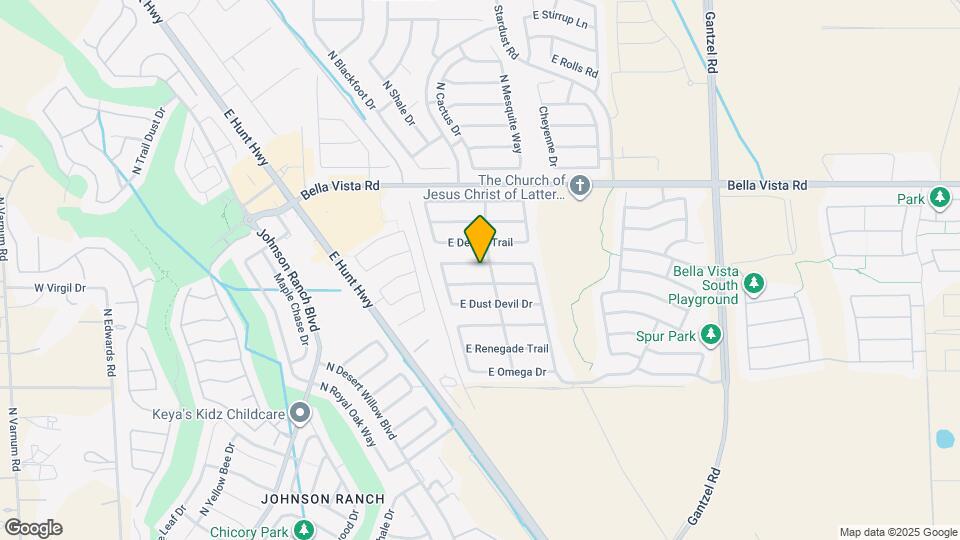 1071 E Desert Moon Trail Mapa y Detalles de la Ubicación