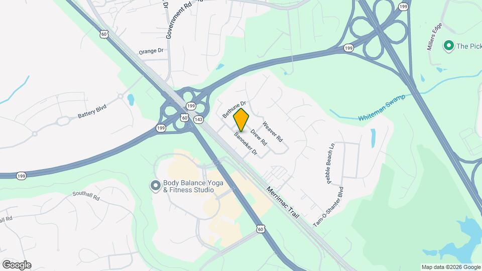 136 Banneker Dr Map and Location Details