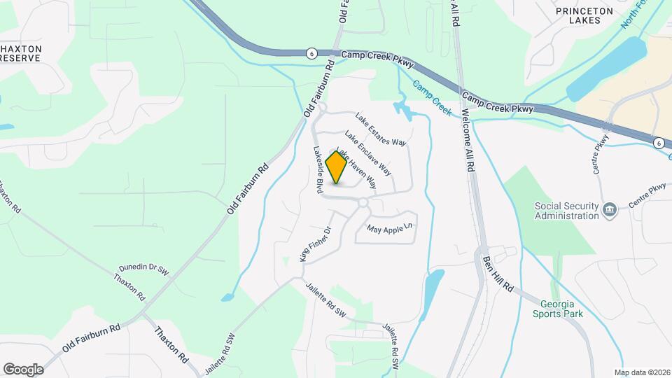 3818 Lake Haven Way Map and Location Details