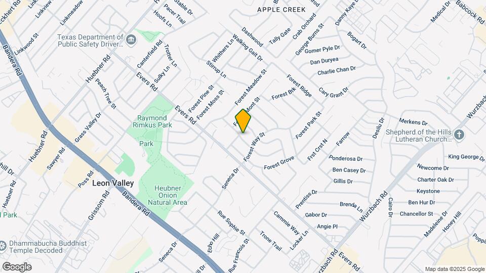 6707 Forest Haven St Map and Location Details